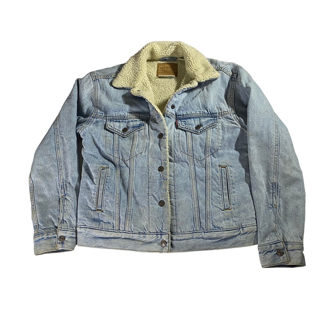Levi's Premium Sherpa Lined Denim Jacket Women's Small